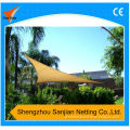 100% Polyester Fabric with PU coated solar Shade sail